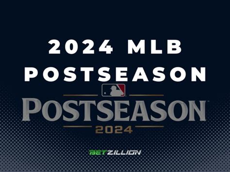 2024 MLB Playoff Prop Betting Odds .